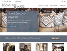 Tablet Screenshot of bowties-style.com